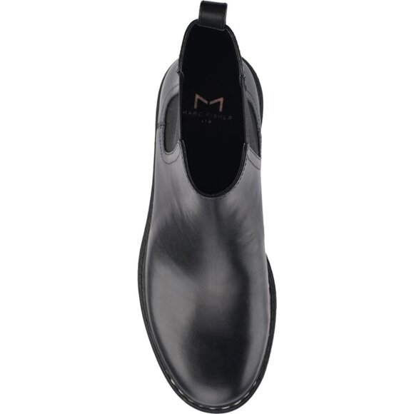 Marc Fisher Padmia Lug Sole Leather Chesea Boots - Picture 4 of 16